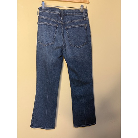 NWOT Madewell Mid-Rise Kick Out Jeans Women's Size 27 Dark Wash Denim - Picture 10 of 10